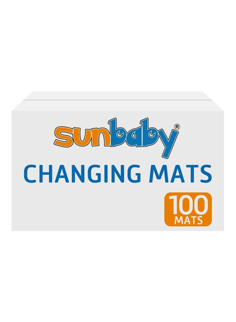 STAR BABiES SunBaby - Disposable Changing mats (45x60cm) Large, Pack of 100 - Blue
